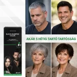 Ammóniamentes hajfestő sampon, 5 perc alatt, 100%-os fehér hajfedés, egyszerű, mint egy hajmosás, hatékony, mint egy festék, Verilaria, 400ml - Image 4