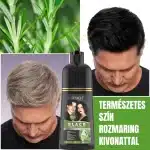 Fekete hajfestő sampon – Gyorsan fedi az ősz hajszálakat, ammóniamentes, rozmaringgal, 2026-os kiadás, professzionális, Sevich, 500 ml - Image 3