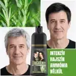 Fekete hajfestő sampon – Gyorsan fedi az ősz hajszálakat, ammóniamentes, rozmaringgal, 2026-os kiadás, professzionális, Sevich, 500 ml - Image 5