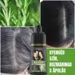 Fekete hajfestő sampon – Gyorsan fedi az ősz hajszálakat, ammóniamentes, rozmaringgal, 2026-os kiadás, professzionális, Sevich, 500 ml - Image 6