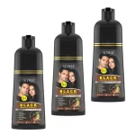 Fekete hajfestő sampon – gyorsan fedi az ősz hajszálakat, ammóniamentes, gyömbérrel, Sevich, 500 ml - Image 10