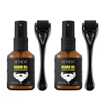 Szakállnövesztő készlet – derma roller, biotin, rozmaring, természetes stimulálás és táplálás, Sevich - Image 9