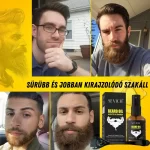 Szakállnövesztő készlet – derma roller, biotin, rozmaring, természetes stimulálás és táplálás, Sevich - Image 5